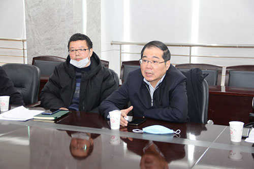 新區(qū)常務(wù)副主任邵兵來公司現(xiàn)場辦公